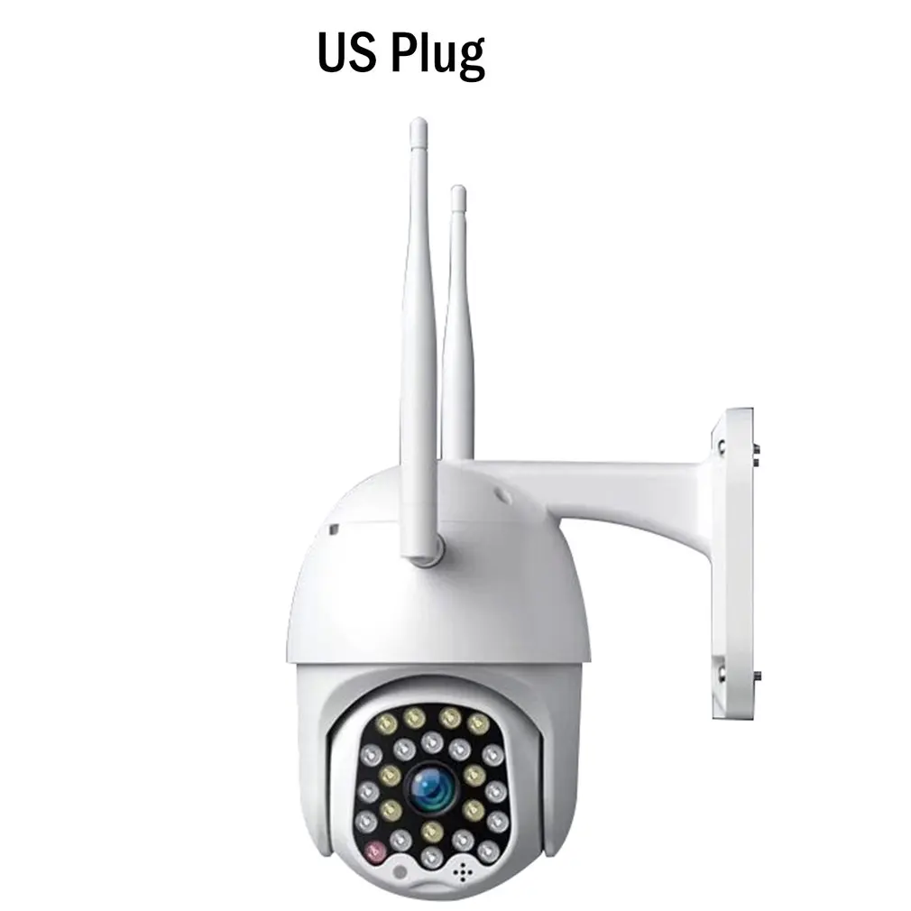 

1080P PTZ IP Camera Wifi Outdoor Wireless Wifi Security Camera Dual Light Source 3.6MM 23 Led Sound And Light Alarm