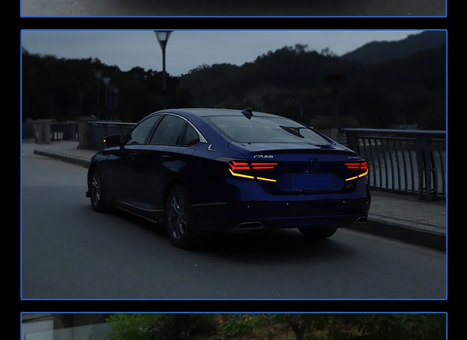 Задний фонарь для автомобиля HONDA ACCORD- светодиодный задние фары, противотуманные фары Дневные ходовые огни DRL Тюнинг автомобилей Автомобильные аксессуары