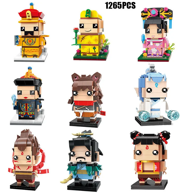 

2020 new Chinese Myth Story brickheadz Ginger Teeth Ancient characters action figure Model Toy for children gifts