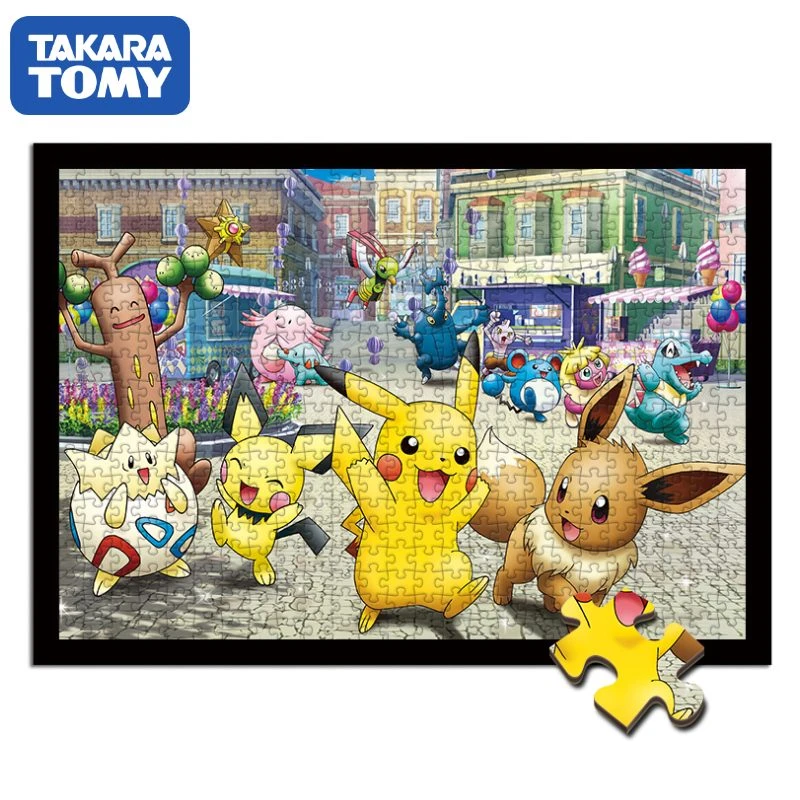 Pikachu 子供と大人のための木製パズル ポケモン教育玩具 減圧パズル 1000ピース パズル Aliexpress