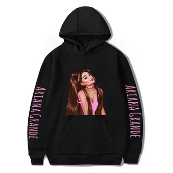 

Ariana Grande hoodies Sweatshirt in Men/Women Long Sleeve autumn warm pullovers Ariana Grande Casual Harajuku high quality Hoody