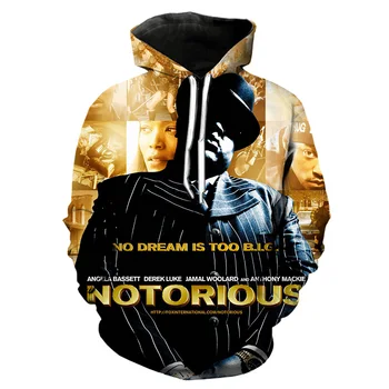 

notorious big hoodie men 3d print hoody/shirts/pants harajuku casual shorts funny streetwear hip hop oversize hooded sweashirts