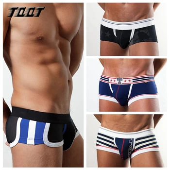 

TQQT 4 Pieces/Lot Men Boxer Underwear Male Boxer Men Underwear male Fashion shorts Patchwork Boxers Brand Male Panties 9U0000