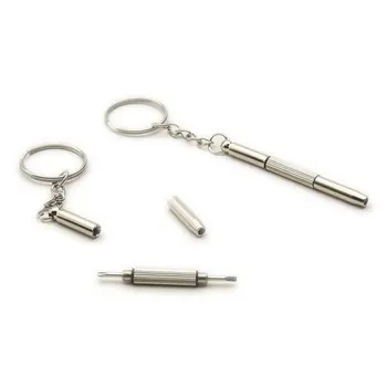 

3-in-1 Screwdriver Set Portable Home Sunglasses Eyeglass Cell Phone Watch Repair Tool Keychain Screwdriver Tool