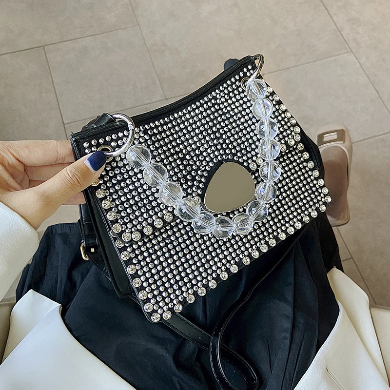 Diamond Flap bag Square Tote Bag 2020 Summer New High-quality PU Leather Women's Designer Handbag Travel Shoulder Messenger Bag photo