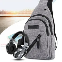 Стиль мужской Рюкзак Слинг Сумка повседневная Противоугонная через плечо сумки