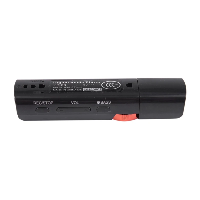Lcd USB MP3-плеер FM радио плеер Поддержка 16 Гб Micro SD/TF карта с наушниками