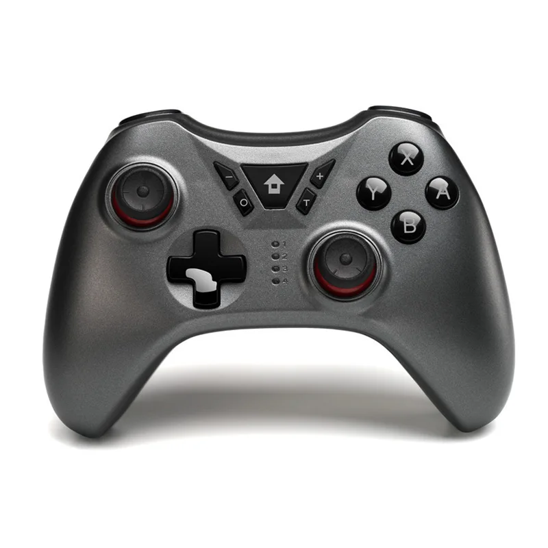 Беспроводной игровой контроллер Джойстик для переключателя Pro N S для PS3 функция картографического контроллера - Цвет: Black