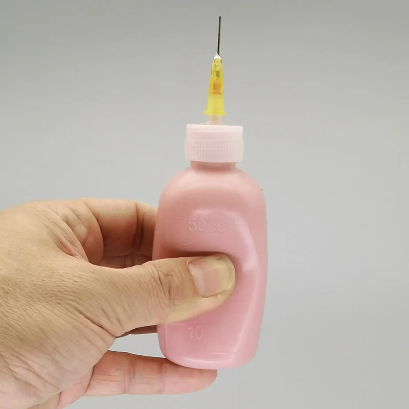 Ceramic Art Squeeze Clay Painting Bottle Multi-needle Point Line Texture Effect Creative DIY Pottery Painting Tool 50ml