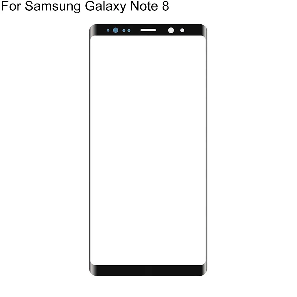 Переднее стекло на экран комплекты для замены+ УФ клей для samsung Galaxy Note 8 N950