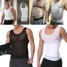 Боди формирователь Мужской базовый жилет для похудения талии тренажер майка для тренажерного зала живота компрессионное Корректирующее белье одежда корсет для живота Пояс Мужская s рубашка