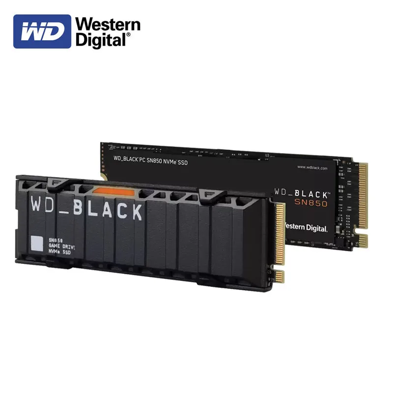 Western Digital WD-SSD interno M.2 NVMe PCIe 4,0, 500GB, 1TB, 2TB, negro,  SN850, compatible con ordenador portátil de escritorio, PC, placa base  Intel AMD - AliExpress