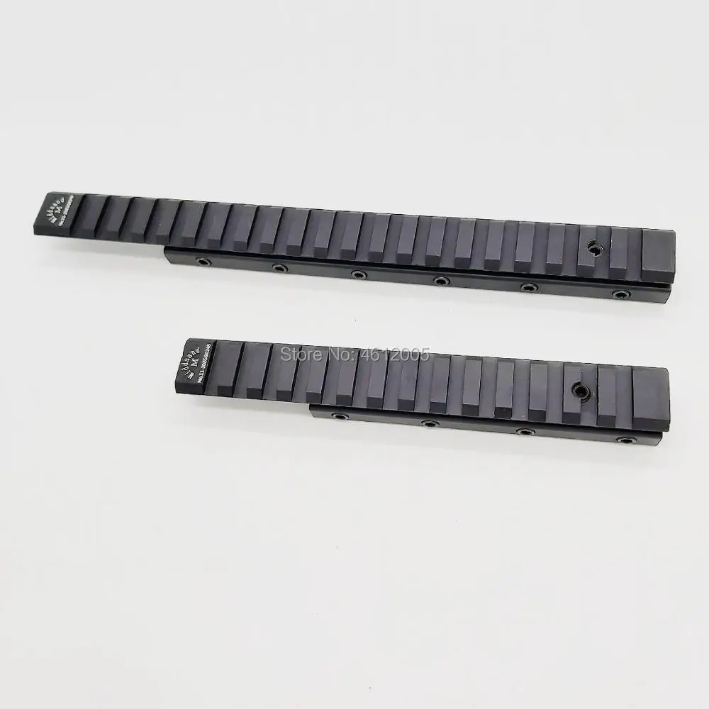 

14 21 slots Extension Low Profile Airgun Dovetail Rail 11mm to 20mm 11-20 Weaver Picatinny Rail Adapter Scope Mount Converter