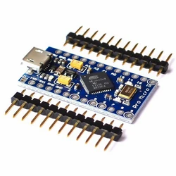 Pro Micro 5V 16MHz remplacer ATmega328 pour Arduino avec 2 rangées de broches en tête pour Interface Leonardo Pro 