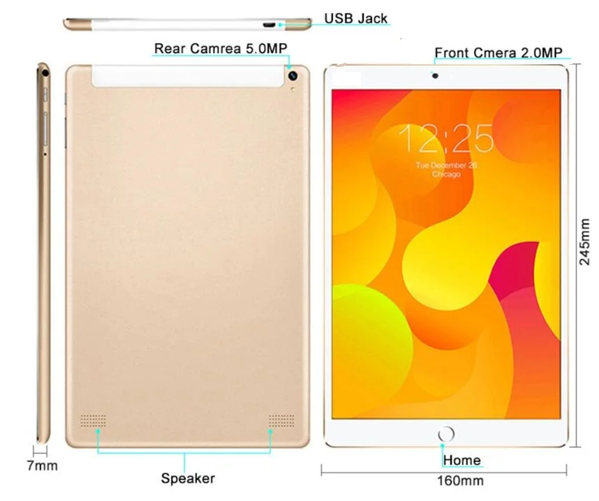 gb + 16 Polegada Tablet pc Google Play 3g 4g Lte Android 8.0 Octa Núcleo Wifi Gps Comprimidos 10.1 Ips Sim Duplo 1 gb Rom 10 8 lte android 8.0 octa núcleo wifi gps