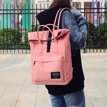 

2019 New Backpack Multi-function Three Use Backpack Fashion Canvas Portable Student Bag