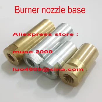 

BT14 / BT26 oil rurner nozzle copper base joint fire machine inlet outlet couplling female thread pole rod connecting