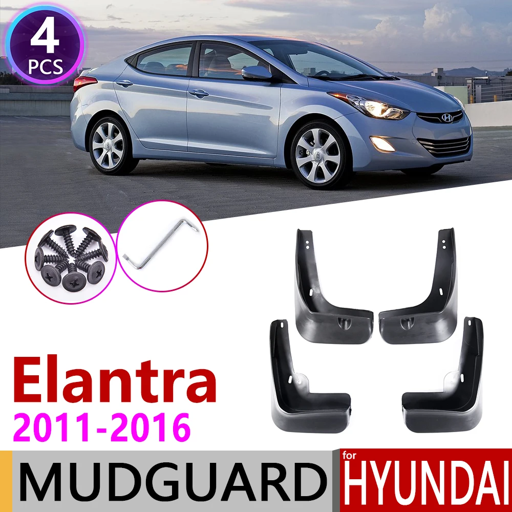 Брызговики автомобильные для Hyundai Elantra MD 2011 2012 2013 2014 2015 2016 Fender брызговик закрылки