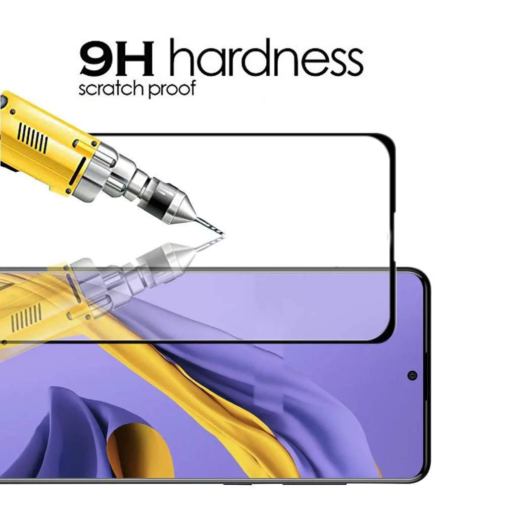 Закаленное стекло для samsung A51 A71, Защита экрана для samsung Galaxy A 51 71 SM-A515F A515, SM-A715F, полное защитное стекло