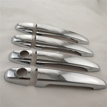 

Car The door handle covers ABS Chrome For Toyota Land Cruiser Prado FJ120 2002-2009 Accessories Stickers Car Styling