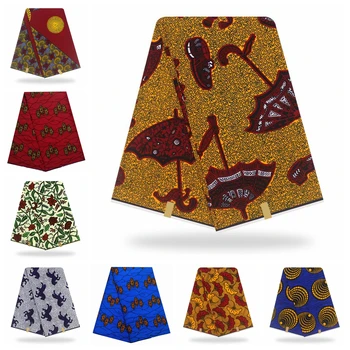 

New Polyester Veritable Wax Prints Fabric 2020 Ankara Hot Tissue Wax High Quality 6Yards African Print Fabric For Party Dress