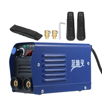 Welding Machine with LED Display 250 Amp Arc Welder Digital Inverter IGBT Stick 220V Mini Electric Quick Connector for Beginner