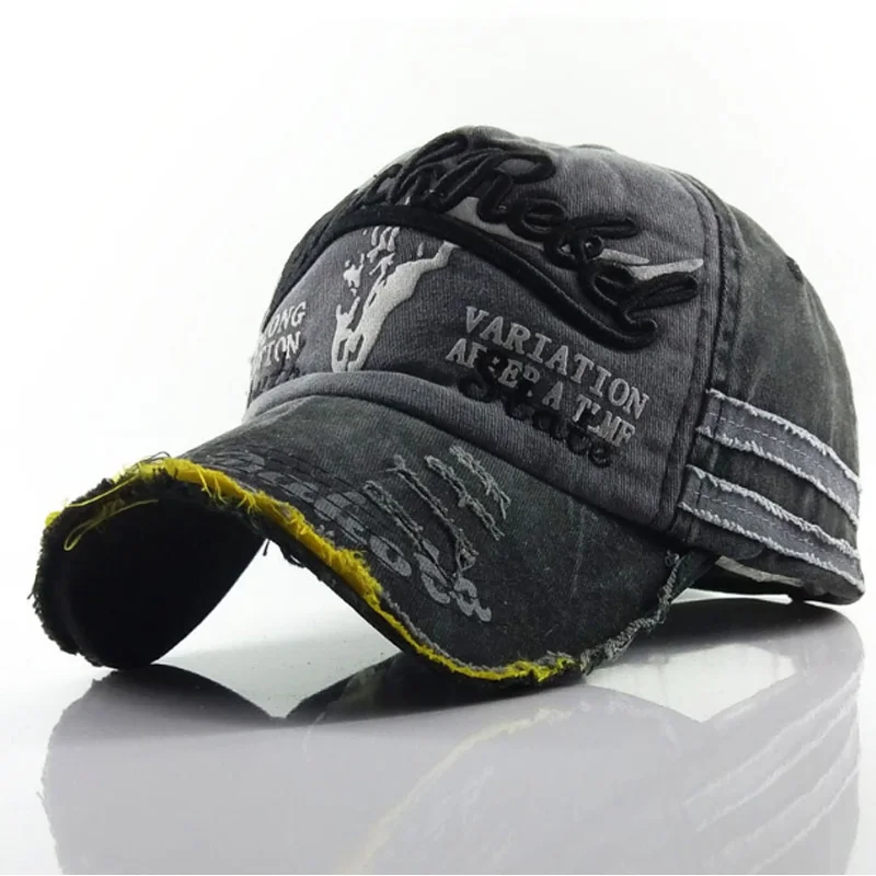 Горячая 100% Помытый хлопок Бейсболка Snapback Кепка s ретро буквы кости головные уборы