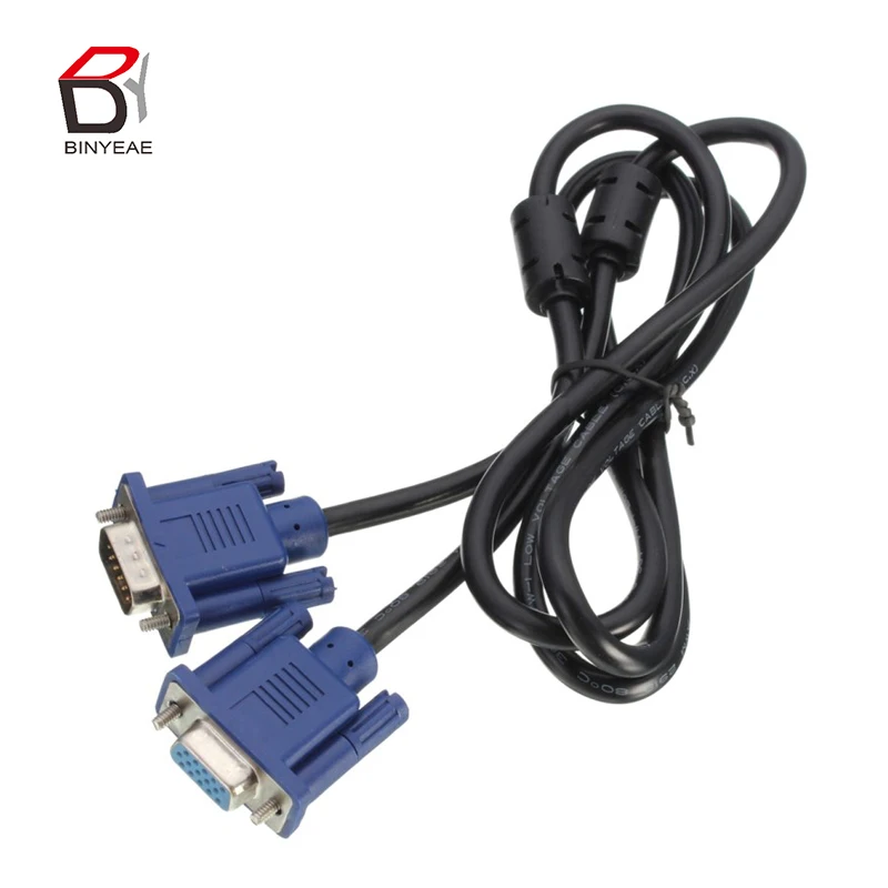 VGA/SVGA HDB 5 футов 1 м VGA HD кабель штырь для монитора компьютера|vga cable|cable malecable male to |