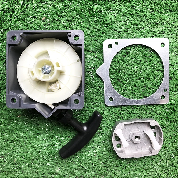 Genuine Recoil Starter & Cup & Gasket For Oleo Mac Chainsaw Bch400 Bch