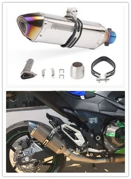 

51MM Universal Motorcycle Exhaust Pipe Exhaust Pipe with DB killer Muffler for R6 Z750 Z800 MT07 SFV650 RSV4 R1 GXR1000 GSF250