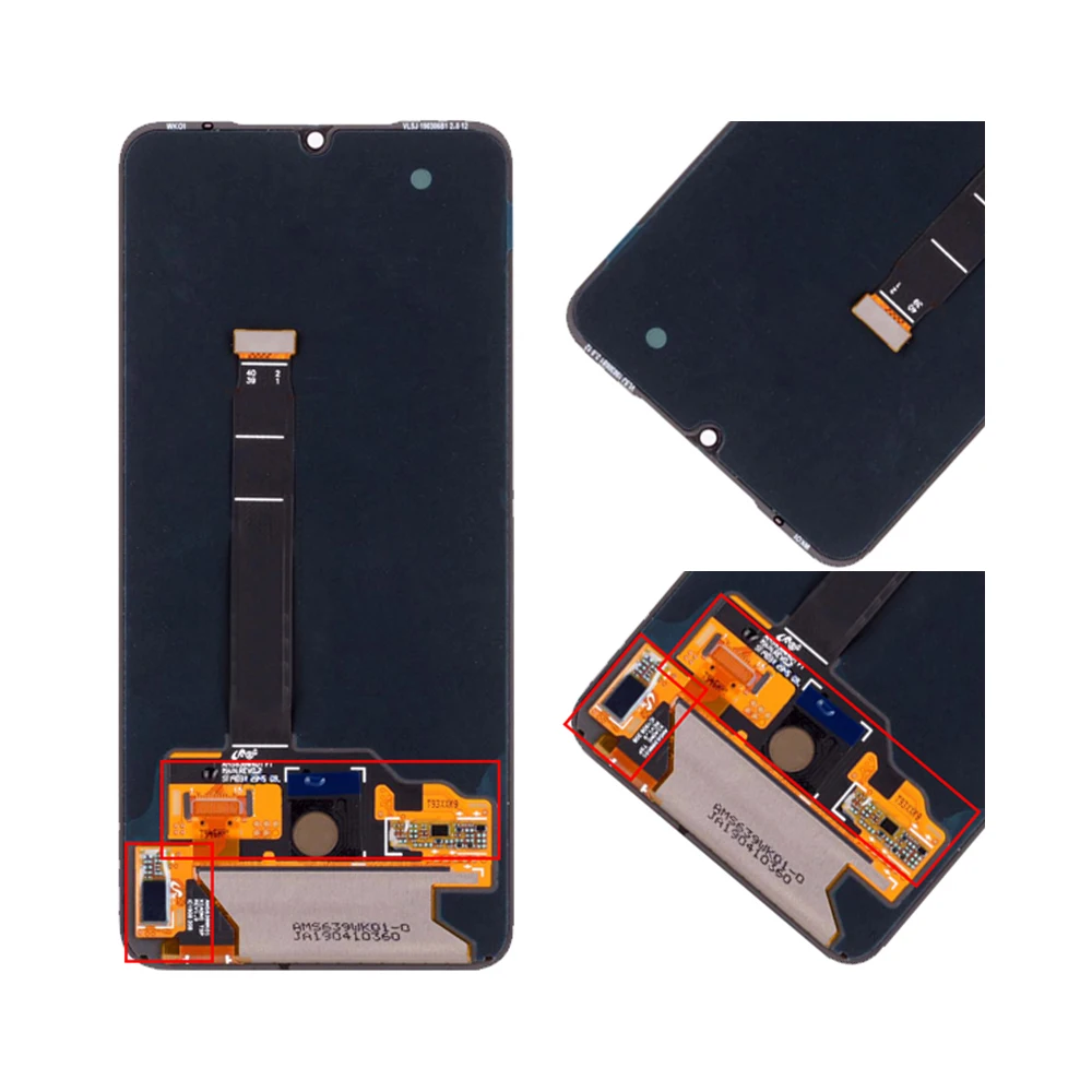 

Original For XIAOMI Mi 9 LCD Display Touch Screen Digitizer Assembly For XIAOMI Mi 9 Display with Frame Replacement