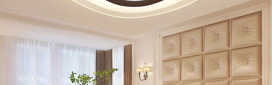 Современный акриловый светодиодный потолочный светильник, монтируемый на поверхности для гостиной, детской комнаты, Проходная лампа с регулируемой яркостью, домашний светильник, светодиодный светильник teto