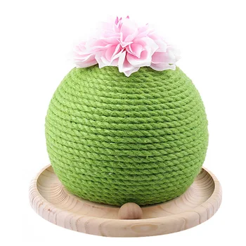 

1PC Durable Creative Natural Funny Scratch Board Cat Playing Toy Cat Claw Ball Grinding Claw Cat Toy for Kitty Cats