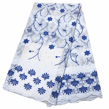 

3d flower lace fabric 5yards piece african lace fabric materials 2019 high quality lace trim for women dress bridal tulle lace