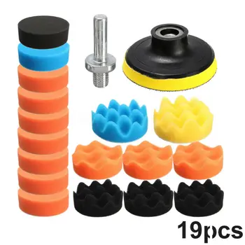 

80mm Polishing Pad Kit Sponge Buffing Polishing Pad Kit 19Pcs/Set Brand new