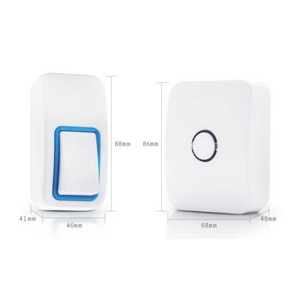 Wireless DoorBell Guest Welcome Chime Alarm PIR Motion Sensor For Shop Entry Company Security Doorbell Infrared Detector two way audio intercom