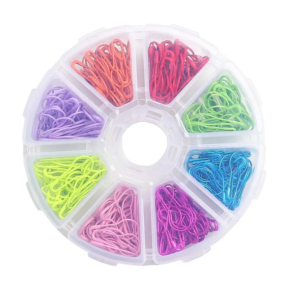 

Creative Metal Pin Woven Tool Accessories Polychromatic Plastic Box