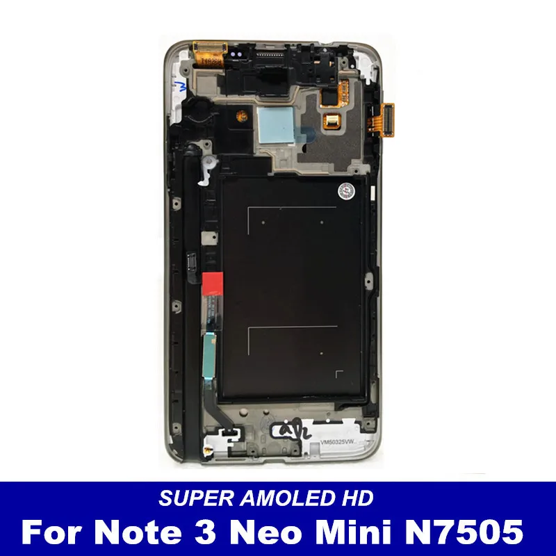100% протестированный AMOLED ЖК дисплей для Samsung Galaxy Note3 Note 3 Neo Mini Lite N7505 сенсорный