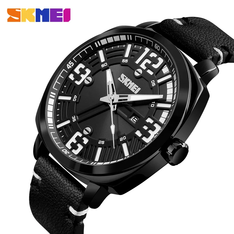 

SKMEI Men Fashion Watch Quartz Watch Deluxe Military Quartz Watch 30M Waterproof Outdoor Sports Watch Clock Relogio Masculino