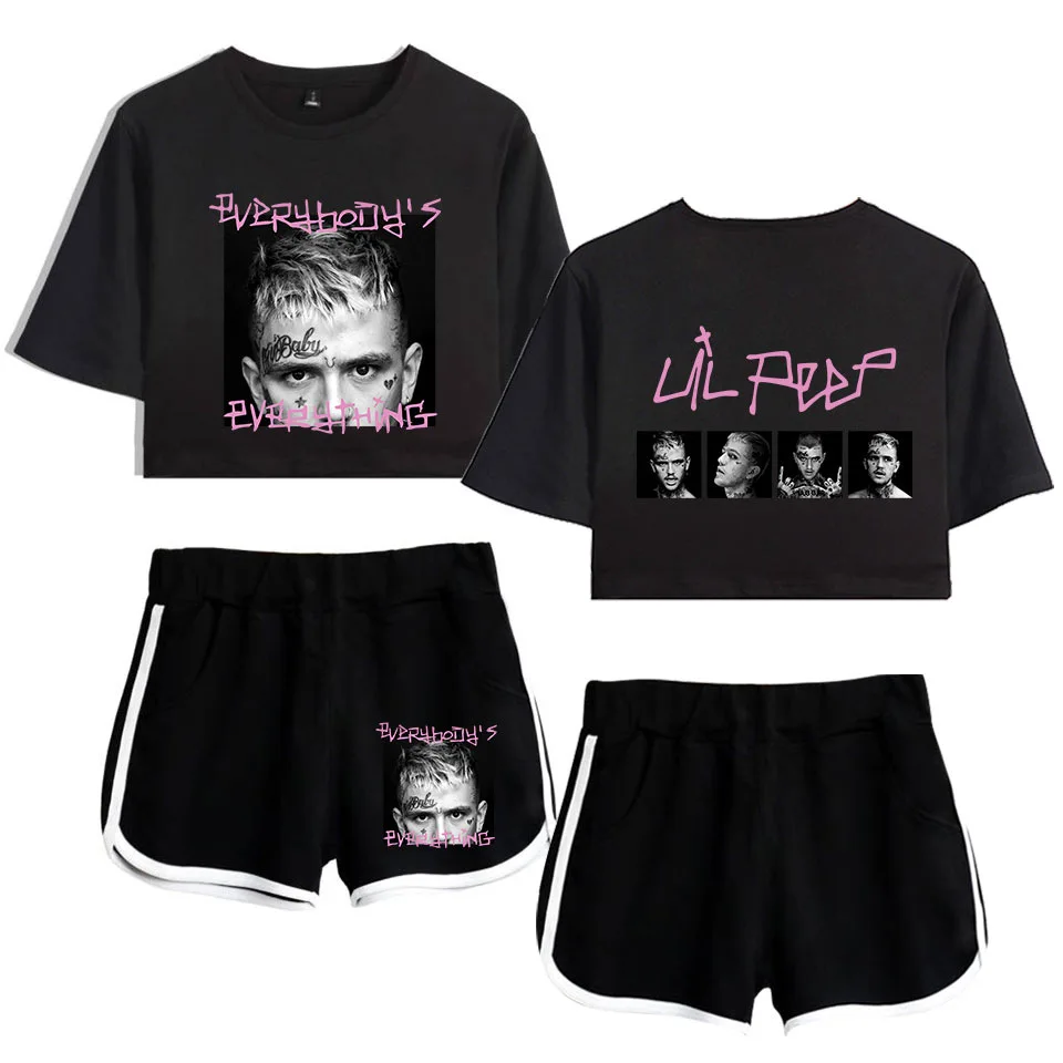 Женский спортивный костюм из двух предметов комплект 2-х с топом и шортами 2020