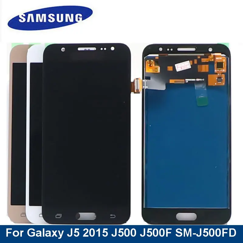 ЖК дисплей для Samsung Galaxy J5 2015 J500 J500F J500FN J500M с сенсорным экраном и дигитайзером в