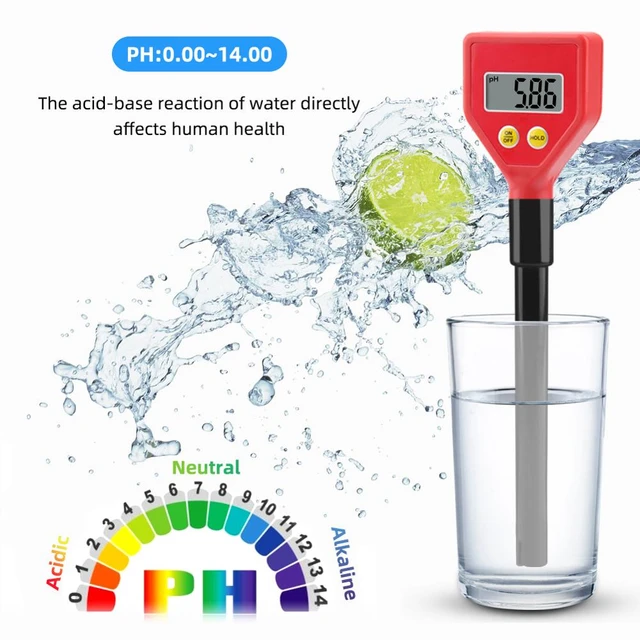 Testeur Numérique de PH , PH-Mètre Protable Numérique Aquarium