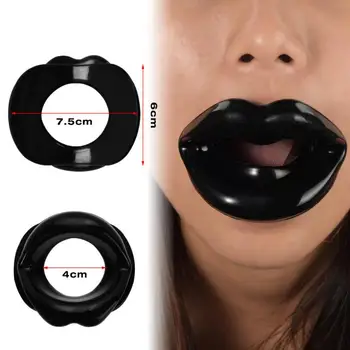 Silicone Sexy Full Lip Plumper Enhancer Tool Silicone Rubber Face Lifting Lip Trainer Mouth Muscle