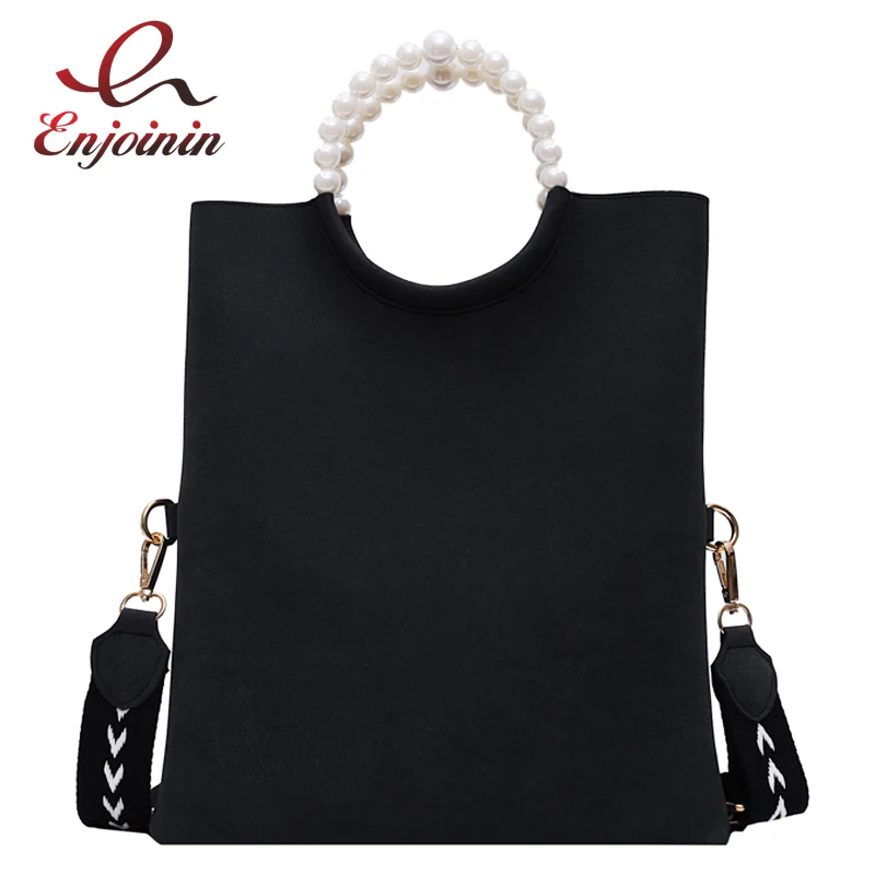 Bolsos tipo clutch y bolsos de para mujer de moda plegable con mango de perla de nuevo estilo bandolera|Bolsos de - AliExpress