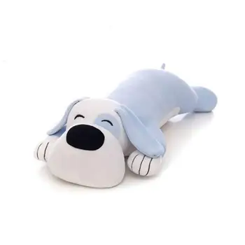 

Cute Animals Pillow Bolster Soft Cotton Stuffed Sleeping Dog Pet Toy Helpful for Sleeping Nap