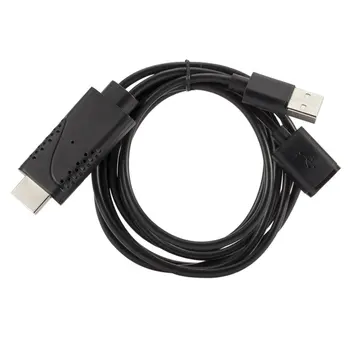

Suitable For Apple And Android Two-In-One Screen Line Mobile Phone To Tv Cooling Hole Design Usb Female To Hdmi