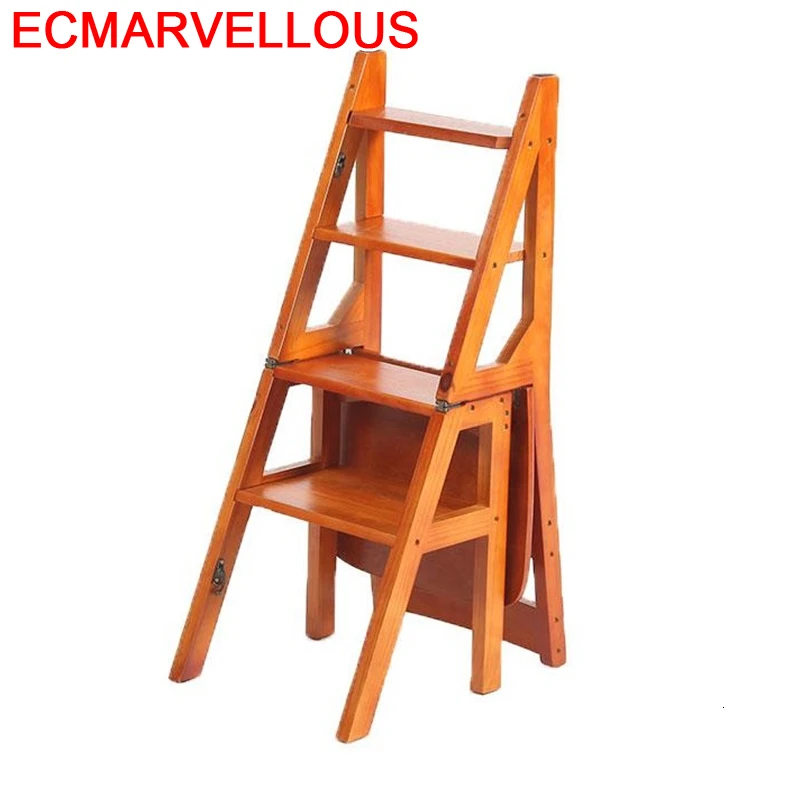 Cucina Ottoman Small Escalera Escalon Plegable Echelle Pliante Scaletta Legno Escaleta Merdiven Escabeau табурет ступенчатая