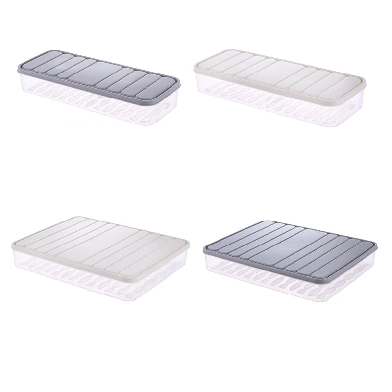 Food Storage Containers Freezer Container Plastic Food Storage Flour Freezing Box Leavening Pizza Cereals Box Food Storage Boats