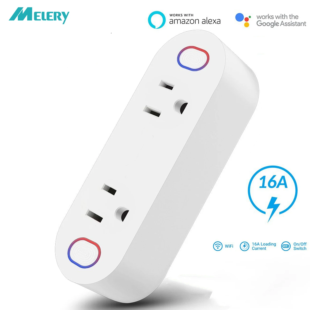 Умная штепсельная вилка Wi Fi розетки Homekit 16A переключатель синхронизации