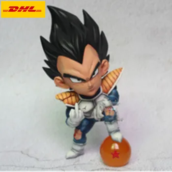 

6" Dragon Ball Z Super Saiyan Vegeta Prince Creative Decoration Son Torankusu Resin Action Collectible Model Toy BOX 15CM Z2787
